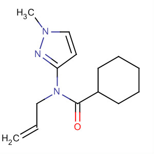 62399-92-2  Cyclohexanecarboxamide, N-(1-methyl-1H-pyrazol-3-yl)-N-2-propenyl-