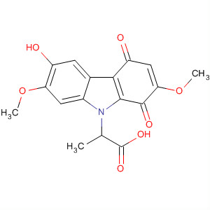62408-72-4  9H-Carbazole-9-acetic acid,1,4-dihydro-6-hydroxy-2,7-dimethoxy-a-methyl-1,4-dioxo-