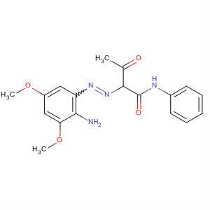 62419-39-0  Butanamide, 2-[(2-amino-3,5-dimethoxyphenyl)azo]-3-oxo-N-phenyl-