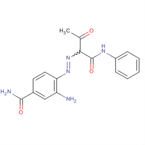 62419-42-5  Benzamide, 3-amino-4-[[2-oxo-1-[(phenylamino)carbonyl]propyl]azo]-