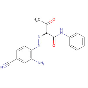 62419-51-6  Butanamide, 2-[(2-amino-4-cyanophenyl)azo]-3-oxo-N-phenyl-