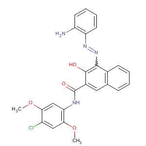 62419-58-3  2-Naphthalenecarboxamide,4-[(2-aminophenyl)azo]-N-(4-chloro-2,5-dimethoxyphenyl)-3-hydroxy-