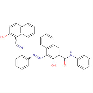 62420-01-3  2-Naphthalenecarboxamide,3-hydroxy-4-[[2-[[(2-hydroxy-1-naphthalenyl)methylene]amino]phenyl]azo]-N-phenyl-