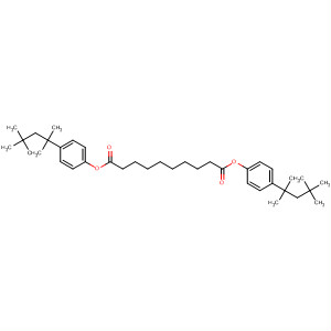 62421-95-8  Decanedioic acid, bis[4-(1,1,3,3-tetramethylbutyl)phenyl] ester