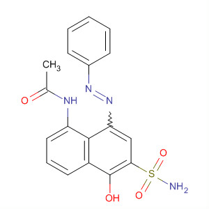 62432-09-1  Acetamide,N-[6-(aminosulfonyl)-5-hydroxy-8-(phenylazo)-1-naphthalenyl]-