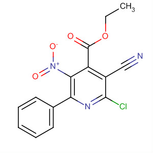 62437-08-5  4-Pyridinecarboxylic acid, 2-chloro-3-cyano-5-nitro-6-phenyl-, ethylester