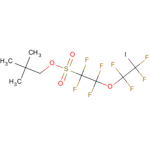 624731-18-6  Ethanesulfonic acid,1,1,2,2-tetrafluoro-2-(1,1,2,2-tetrafluoro-2-iodoethoxy)-,2,2-dimethylpropyl ester
