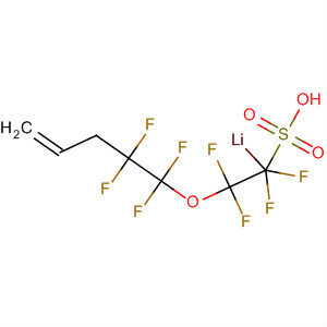 624731-25-5  Ethanesulfonic acid,1,1,2,2-tetrafluoro-2-[(1,1,2,2-tetrafluoro-4-pentenyl)oxy]-, lithium salt