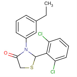 624739-31-7  4-Thiazolidinone, 2-(2,6-dichlorophenyl)-3-(3-ethylphenyl)-