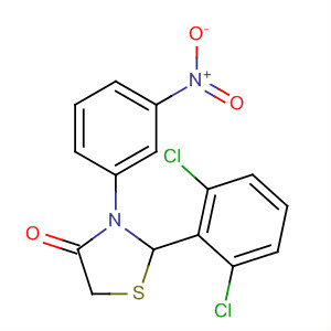 624739-37-3  4-Thiazolidinone, 2-(2,6-dichlorophenyl)-3-(3-nitrophenyl)-