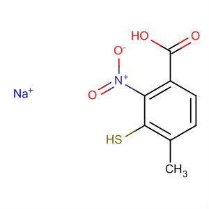 62486-50-4  Benzoic acid, 3-mercapto-4-methyl-2-nitro-, monosodium salt