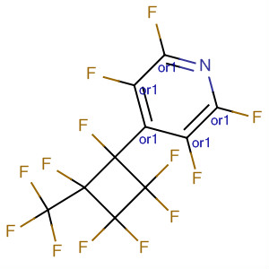 62487-32-5  Pyridine,2,3,5,6-tetrafluoro-4-[1,2,2,3,3,4-hexafluoro-4-(trifluoromethyl)cyclobutyl]-, trans-