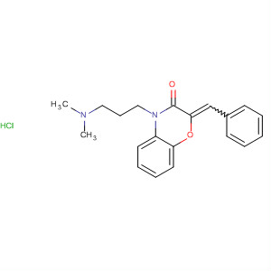 62490-61-3  2H-1,4-Benzoxazin-3(4H)-one,4-[3-(dimethylamino)propyl]-2-(phenylmethylene)-, monohydrochloride