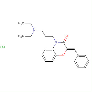 62490-63-5  2H-1,4-Benzoxazin-3(4H)-one,4-[3-(diethylamino)propyl]-2-(phenylmethylene)-, monohydrochloride