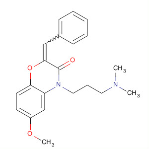 62490-86-2  2H-1,4-Benzoxazin-3(4H)-one,4-[3-(dimethylamino)propyl]-6-methoxy-2-(phenylmethylene)-
