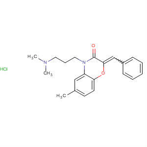62490-88-4  2H-1,4-Benzoxazin-3(4H)-one,4-[3-(dimethylamino)propyl]-6-methyl-2-(phenylmethylene)-,monohydrochloride