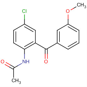 62492-51-7  Acetamide, N-[4-chloro-2-(3-methoxybenzoyl)phenyl]-