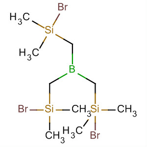 62497-94-3  Borane, tris[(bromodimethylsilyl)methyl]-