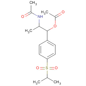 62510-48-9  Acetamide,N-[2-(acetyloxy)-1-methyl-2-[4-[(1-methylethyl)sulfonyl]phenyl]ethyl]-