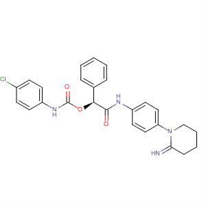 625103-49-3  Carbamic acid, (4-chlorophenyl)-,(1S)-2-[[4-(2-imino-1-piperidinyl)phenyl]amino]-2-oxo-1-phenylethylester