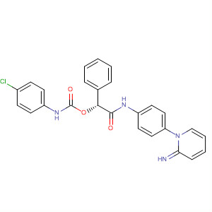 625103-58-4  Carbamic acid, (4-chlorophenyl)-,(1R)-2-[[4-(2-imino-1(2H)-pyridinyl)phenyl]amino]-2-oxo-1-phenylethylester