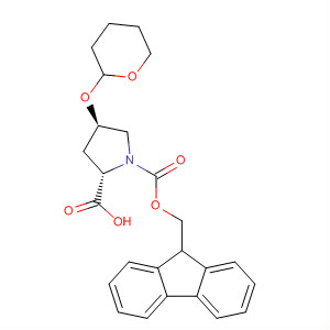 625119-82-6  1,2-Pyrrolidinedicarboxylic acid, 4-[(tetrahydro-2H-pyran-2-yl)oxy]-,1-(9H-fluoren-9-ylmethyl) ester, (2S,4R)-