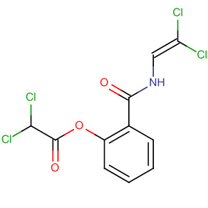 62513-90-0  Acetic acid, dichloro-, 2-[[(2,2-dichloroethenyl)amino]carbonyl]phenylester