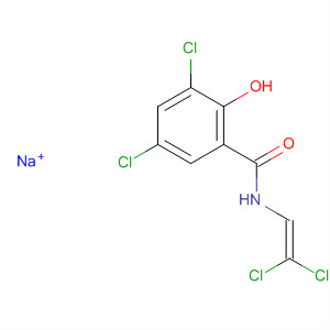 62513-98-8  Benzamide, 3,5-dichloro-N-(2,2-dichloroethenyl)-2-hydroxy-,monosodium salt