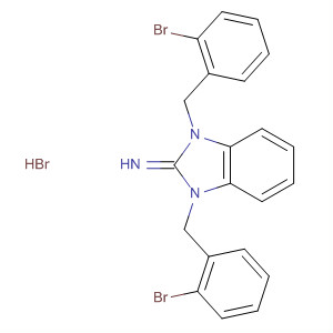 62515-97-3  2H-Benzimidazol-2-imine, 1,3-bis[(2-bromophenyl)methyl]-1,3-dihydro-,monohydrobromide