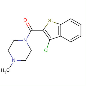 62524-17-8  Piperazine, 1-[(3-chlorobenzo[b]thien-2-yl)carbonyl]-4-methyl-