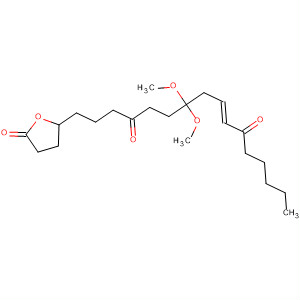 62524-70-3  9-Hexadecene-4,11-dione,7,7-dimethoxy-1-(tetrahydro-5-oxo-2-furanyl)-, (E)-