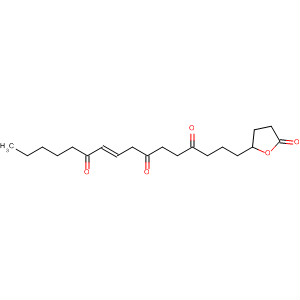 62524-72-5  9-Hexadecene-4,7,11-trione, 1-(tetrahydro-5-oxo-2-furanyl)-, (E)-