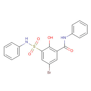 62547-21-1  Benzamide, 5-bromo-2-hydroxy-N-phenyl-3-[(phenylamino)sulfonyl]-