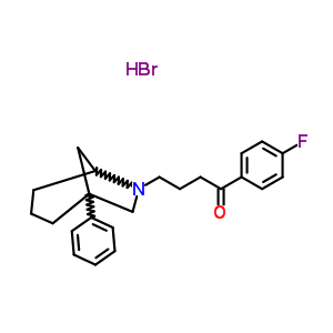 61098-64-4  1-(4-fluorophenyl)-4-(1-phenyl-6-azabicyclo[3.2.1]oct-6-yl)butan-1-one hydrobromide