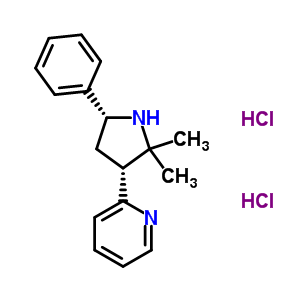 61196-59-6  2-[(3R,5R)-2,2-dimethyl-5-phenylpyrrolidin-3-yl]pyridine dihydrochloride