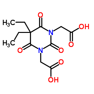 61571-10-6  2,2'-(5,5-diethyl-2,4,6-trioxodihydropyrimidine-1,3(2H,4H)-diyl)diacetic acid