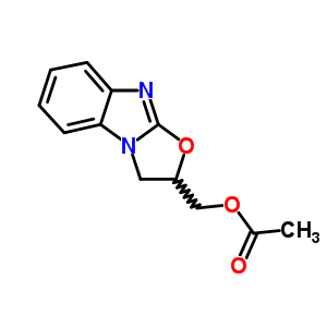 61986-25-2  2,3-dihydro[1,3]oxazolo[3,2-a]benzimidazol-2-ylmethyl acetate