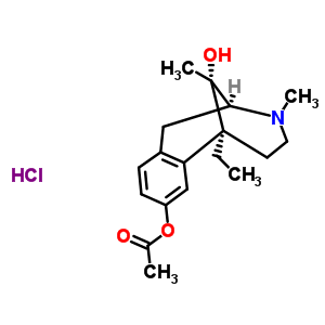 63869-39-6  (2S,6S,11S)-6-ethyl-11-hydroxy-3,11-dimethyl-1,2,3,4,5,6-hexahydro-2,6-methano-3-benzazocin-8-yl acetate hydrochloride