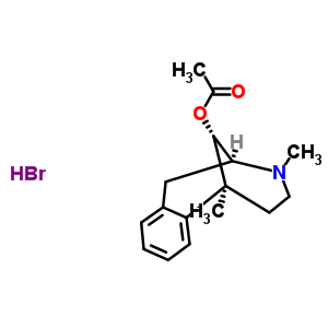 63869-53-4  (2S,6S,11S)-3,6-dimethyl-1,2,3,4,5,6-hexahydro-2,6-methano-3-benzazocin-11-yl acetate hydrobromide