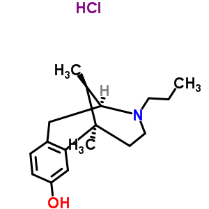 63903-73-1  (2S,6R,11R)-6,11-dimethyl-3-propyl-1,2,3,4,5,6-hexahydro-2,6-methano-3-benzazocin-8-ol hydrochloride