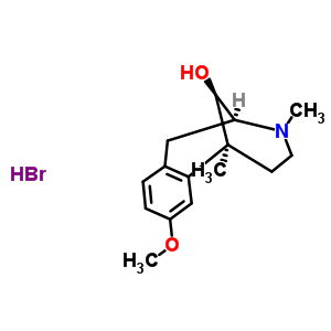 63903-78-6  (2S,6S,11R)-8-methoxy-3,6-dimethyl-1,2,3,4,5,6-hexahydro-2,6-methano-3-benzazocin-11-ol hydrobromide