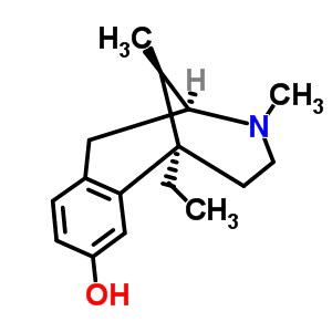 64023-71-8  (2S,6R,11R)-6-ethyl-3,11-dimethyl-1,2,3,4,5,6-hexahydro-2,6-methano-3-benzazocin-8-ol