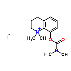 64036-89-1  8-[(dimethylcarbamoyl)oxy]-1,1-dimethyl-1,2,3,4-tetrahydroquinolinium iodide