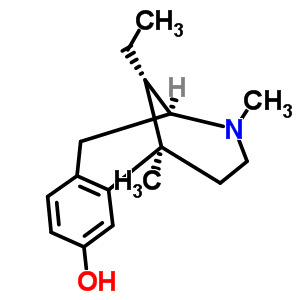 64043-30-7  (2S,6R,11S)-11-ethyl-3,6-dimethyl-1,2,3,4,5,6-hexahydro-2,6-methano-3-benzazocin-8-ol