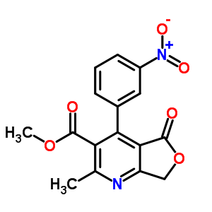 64603-74-3  methyl 2-methyl-4-(3-nitrophenyl)-5-oxo-5,7-dihydrofuro[3,4-b]pyridine-3-carboxylate