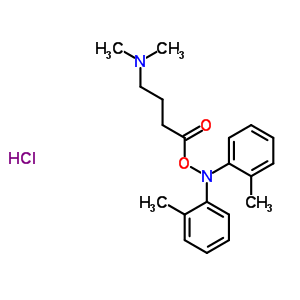 64633-41-6  N-{[4-(dimethylamino)butanoyl]oxy}-2-methyl-N-(2-methylphenyl)aniline hydrochloride