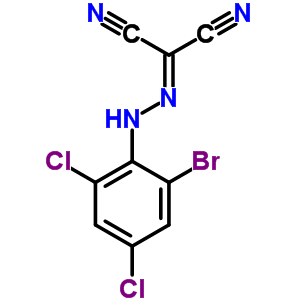 64691-91-4  [(2-bromo-4,6-dichlorophenyl)hydrazono]propanedinitrile