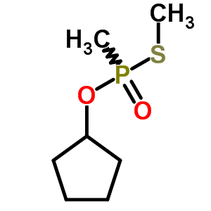 65167-59-1;65167-60-4  O-cyclopentyl S-methyl methylphosphonothioate