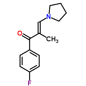 65201-28-7  (2E)-1-(4-fluorophenyl)-2-methyl-3-pyrrolidin-1-ylprop-2-en-1-one