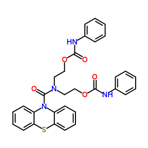 65241-02-3  [(10H-phenothiazin-10-ylcarbonyl)imino]diethane-2,1-diyl bis(phenylcarbamate)